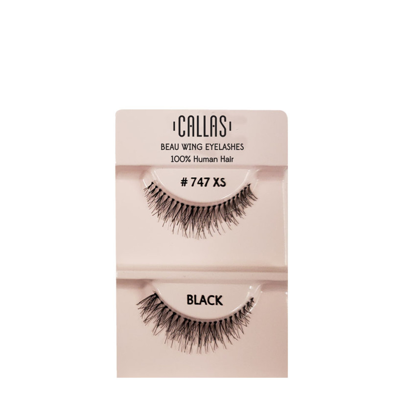 Callas Beau Wing Eyelashes #747 XS (1 pair x Minimum 12 sets)
